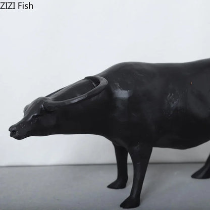 Decorbites™ Harleiter Hirtenjunge Harzfigur Skulptur für moderne Heimdekoration