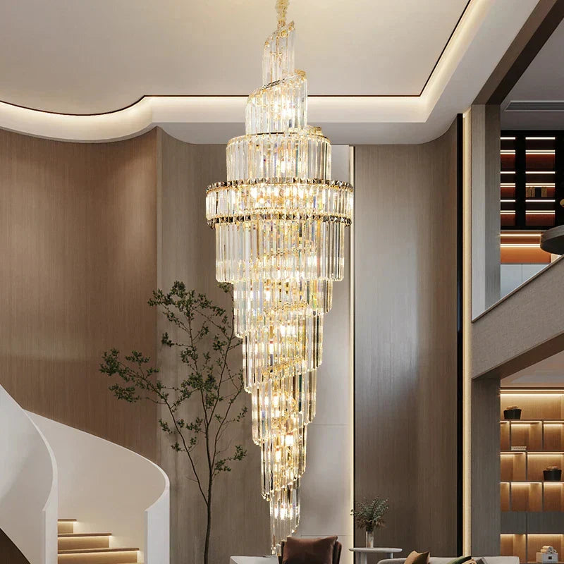 Deluxe Crystal Pendant Chandelier