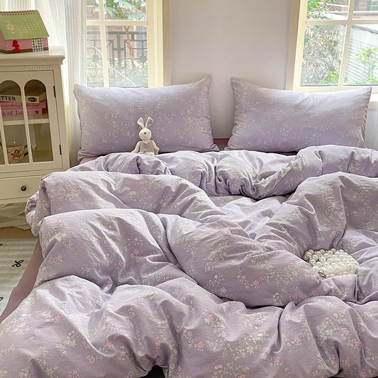 DecorBites™ Double-Layer Cotton Bedding Set - High-Quality, Ultra Soft Quilt Set
