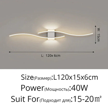 DecorBites™ LED Wall Lamp: Modern Design for Aisle, Bedroom, Closets. Ideal Indoor Lighting Solution.