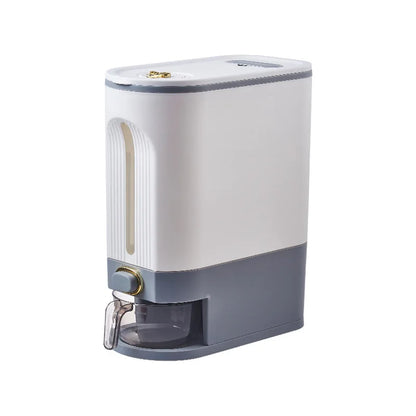 DecorBites™ Large Capacity Rice Dispenser Kitchen Grain Container Moisture Proof Cereal Storage Box