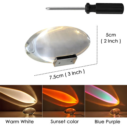 DecorBites™ Crystal LED Table Lamp: Elegant Night Light for Living & Bedroom Decor