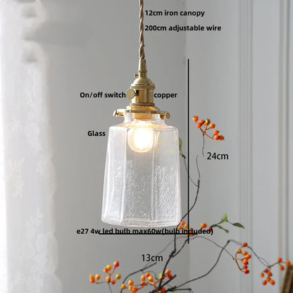 Decorbites™ Klar-Glas-LED-Hängeleuchte für modernes Wohnraumausstattung