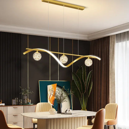 Decorbites™ Glasball-LED-Hängelampe für modernes Wohn- und Esszimmer