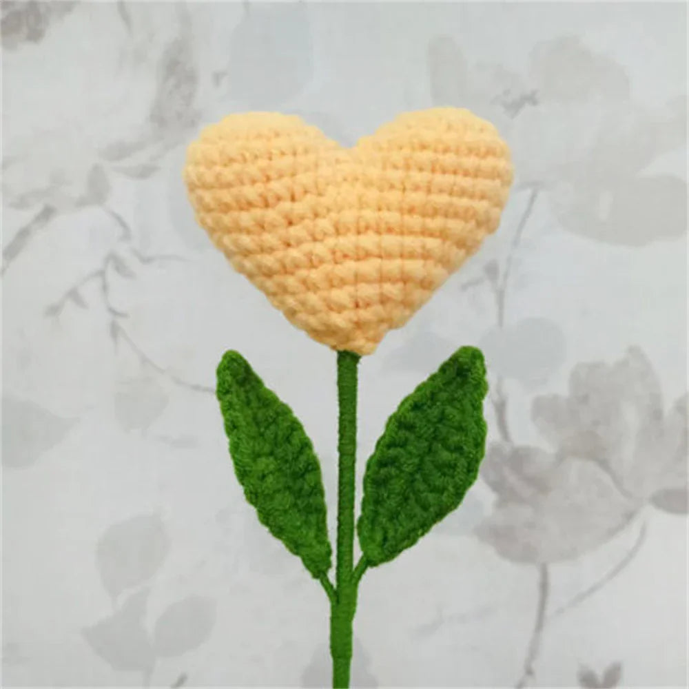 Crochet Sunflower Rabbit Bouquet