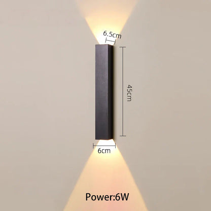Decorbites™ LED-Wandleuchte: Einsame Linie nach oben und unten leuchtend für TV-Hintergrund oder Schlafzimmer