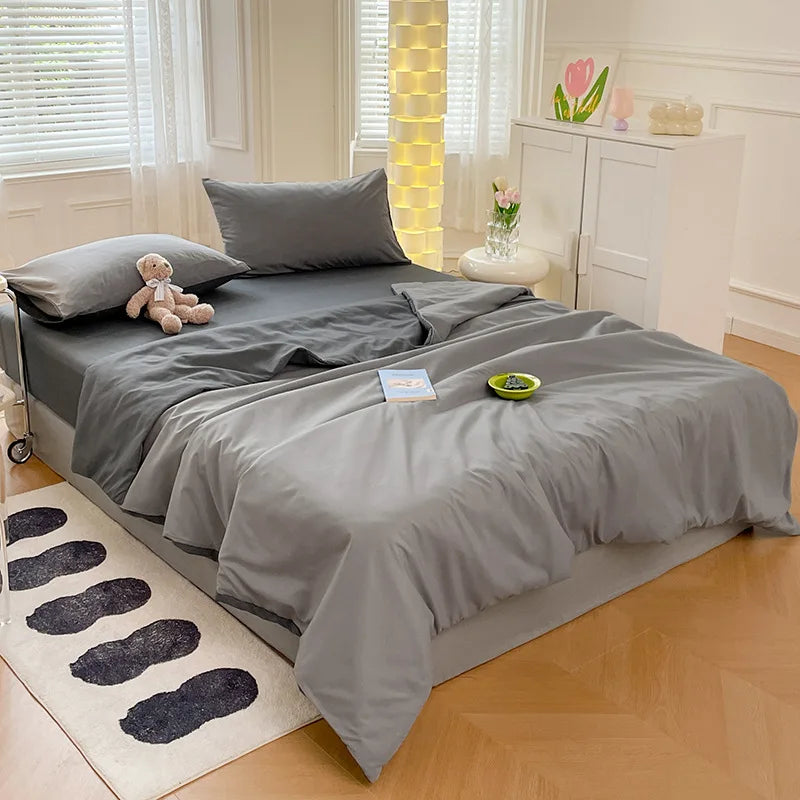 Decorbites™ Baumwoll-Geblümtes Daunenbettbezug Weiche Bettdecke Hautfreundliche Bettwäsche