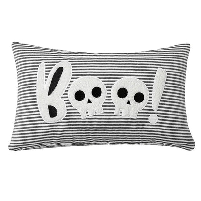 Decorbites™ Halloween-Geister-Stickkissen für gemütliche Wohnzimmer-Sofarast