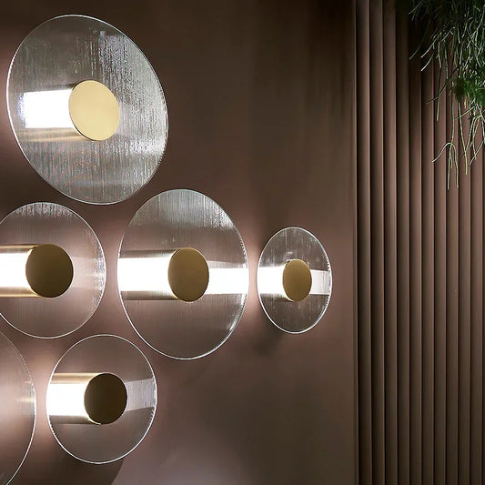 Decorbites™ Elegante Glas-Wandleuchte für Schlafzimmer, Wohnzimmer – Retro Designer Luxusbeleuchtung