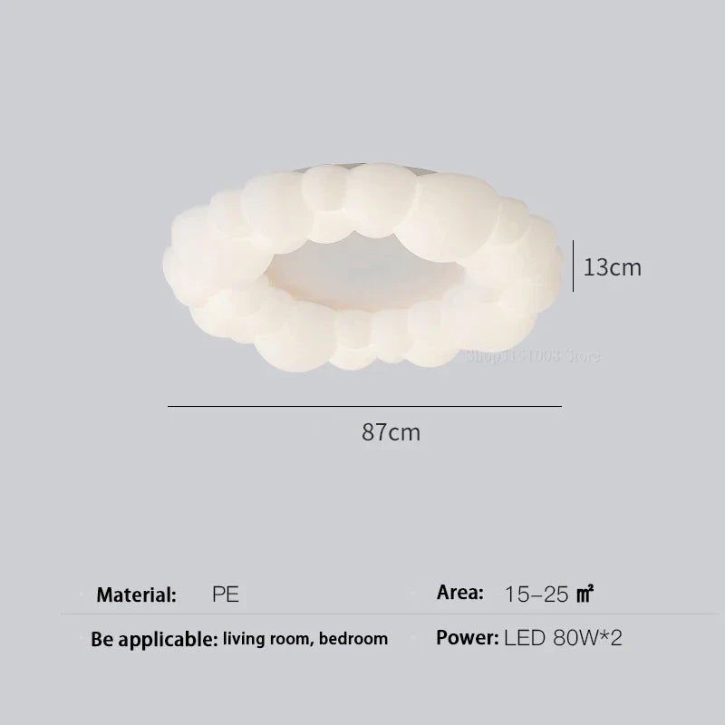 Decorbites™ Cloud LED-Kronleuchter Moderne Nordische Deckenlampe Ringbeleuchtung