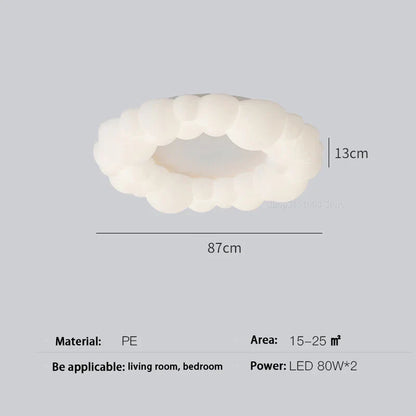 Decorbites™ Cloud LED-Kronleuchter Moderne Nordische Deckenlampe Ringbeleuchtung