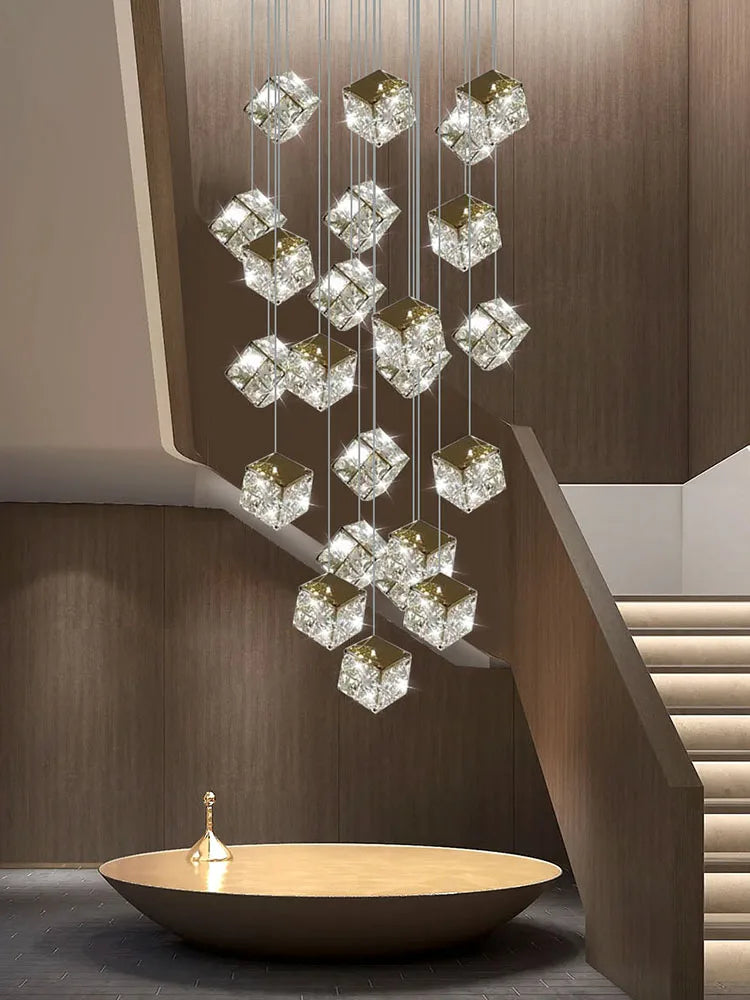 Decorbites™ Kristall Moderne Kronleuchter für Wohnzimmer Luxus-Loft LED-Beleuchtung Treppenhaus-Kronleuchter