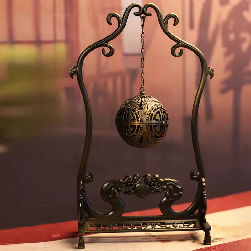 DecorBites™ Dragon Alloy Incense Burner: Zen Home Decor & Christmas Gift
