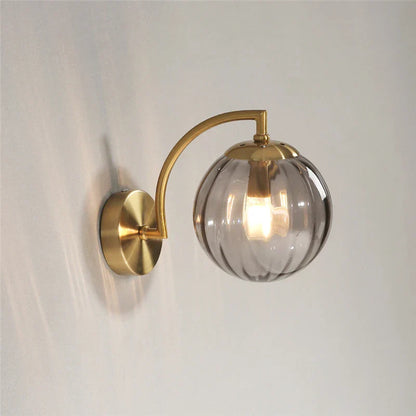 Decorbites™ Farbige Glasball-Wandlampe LED für Schlafzimmer Wohnzimmer Treppenbeleuchtung