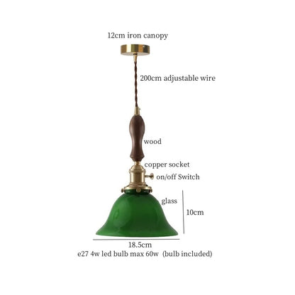 Decorbites™ Glas-LED-Hängeleuchte im japanischen Vintage-Stil für Zuhause und Bar
