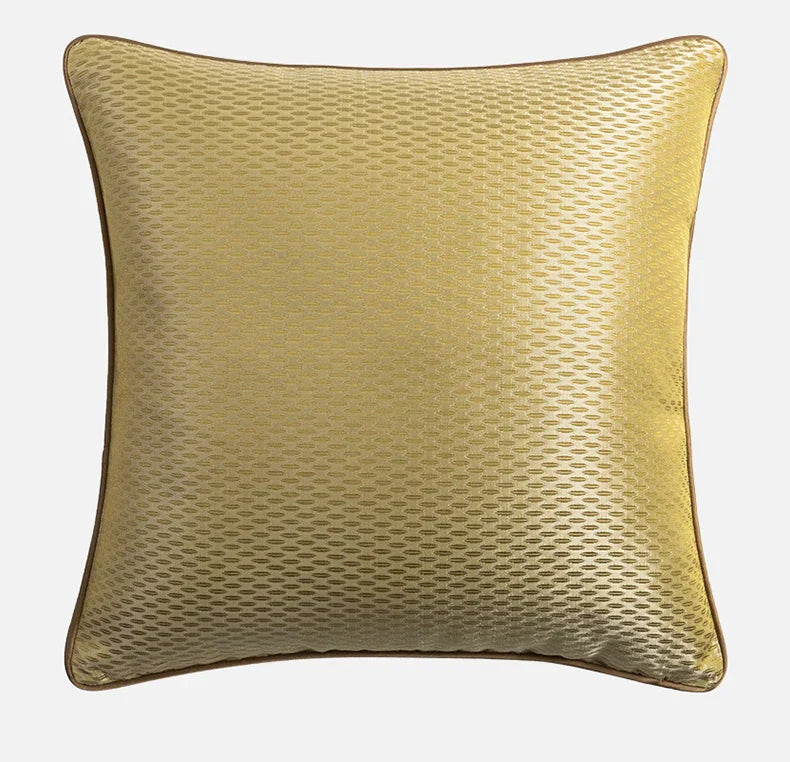 DecorBites™ Baroque Floral Geometry Jacquard Cushion Covers - European Classical Decor, 45x45cm