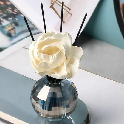 Decorbites™ Kristallkugel-Aromaverstärker mit Zahnbürstenhalter und geometrischer Basis