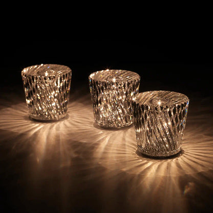 DecorBites™ Crystal Diamond Night Light | Rechargeable LED Table Lamp