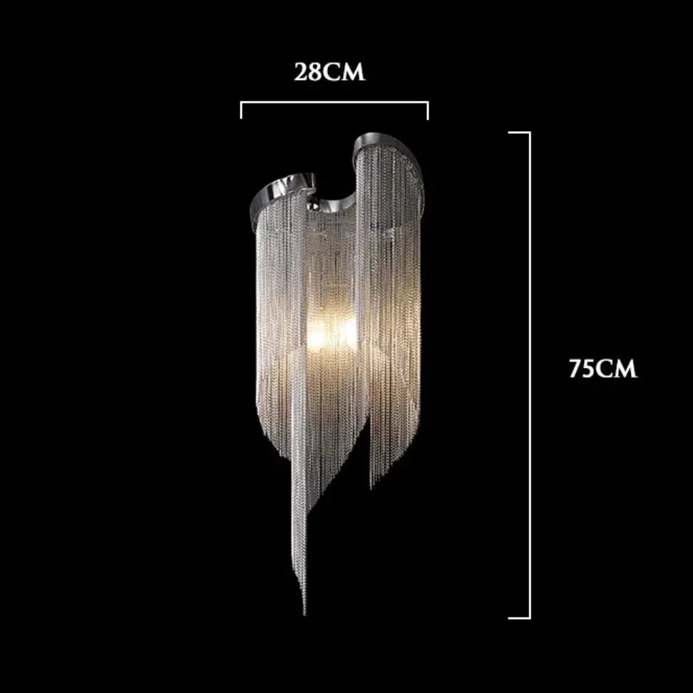 Decorbites™ Graue Glaswandlampe – Moderne Sconce-Leuchte für das Wohnzimmer-Dekor