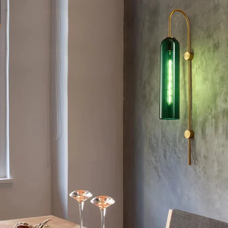 Decorbites™ Grünes Glas Nordisches Pendellicht E27 Hängearmatur für Wohn- und Schlafzimmer