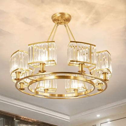 Decorbites™ Kupferkristall-Lüster: Moderne LED-Deckenleuchte für Heimdekoration & Atmosphäre, Wohnzimmer, Esszimmer, Schlafzimmer