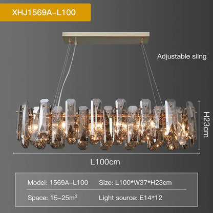 Decorbites™ Kristall-LED-Kronleuchter für gehobene Wohnräume