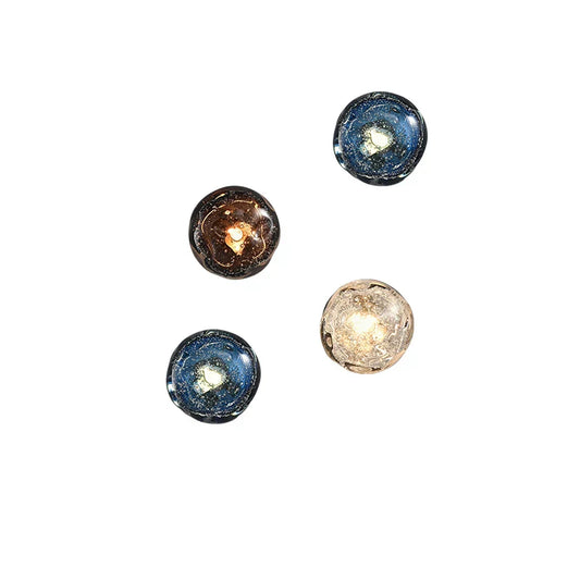 DecorBites™ Crystal Glass Wall Sconce Lamps for Stylish Living Room and Bedroom Lighting