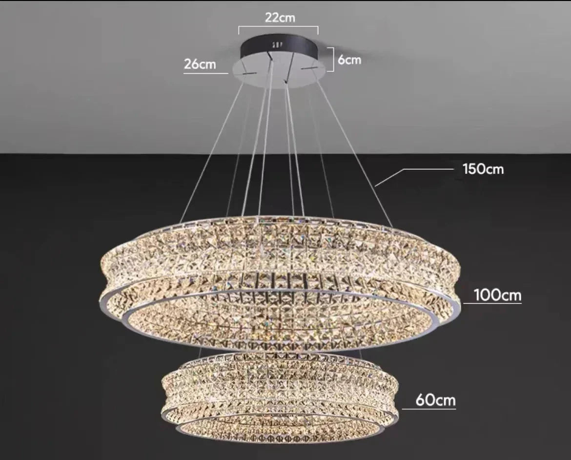 Decorbites™ K9-Kristall-Luxus-Lüster für Restaurant Bar Hotel LED-Lampen