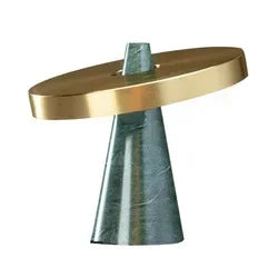 Decorbites™ Grüner Marmor-Tischleuchte: Elegante europäische Metallbeleuchtung für Vintage-Wohnzimmer
