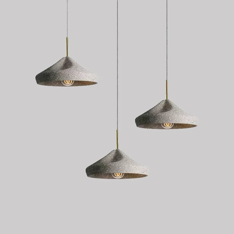 Decorbites™ Industrieller Stil Pendelleuchte, Grau/Schwarz E27 Lampe für Schlafzimmer, Café, Bar