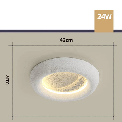 Decorbites™ Creme Brise Mond-Deckenleuchte: Einfaches, warmes Licht für das Schlafzimmer und das Arbeitszimmer