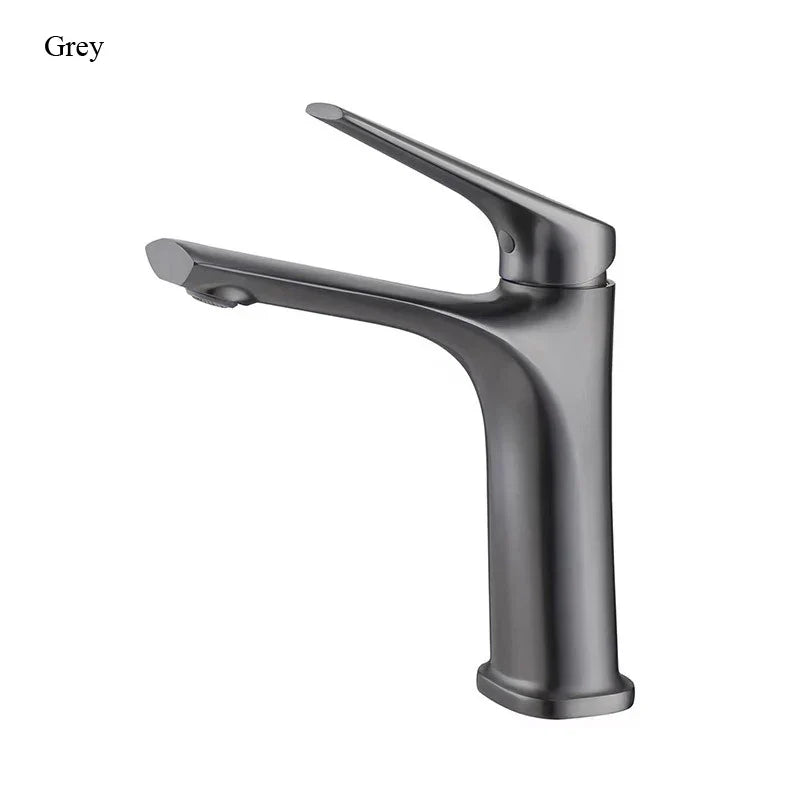 Chrome Black Sink Faucet