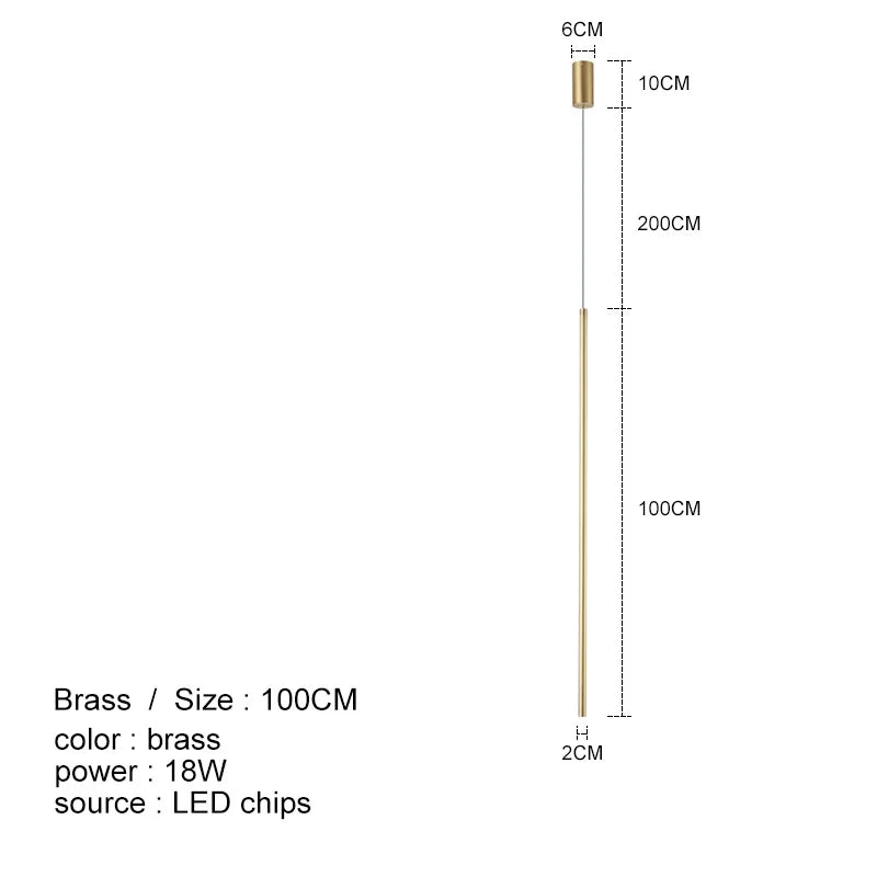 Decorbites™ LED-Leitungsleuchter: Nordische kreative Beleuchtung für Wohnzimmer & Schlafzimmer