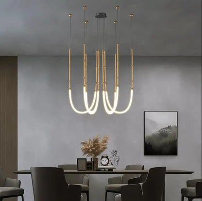 Decorbites™ Bambus-Hängeleuchten: Nordische Loft-Treppen-LED-Lampen für minimalistisches Dekor