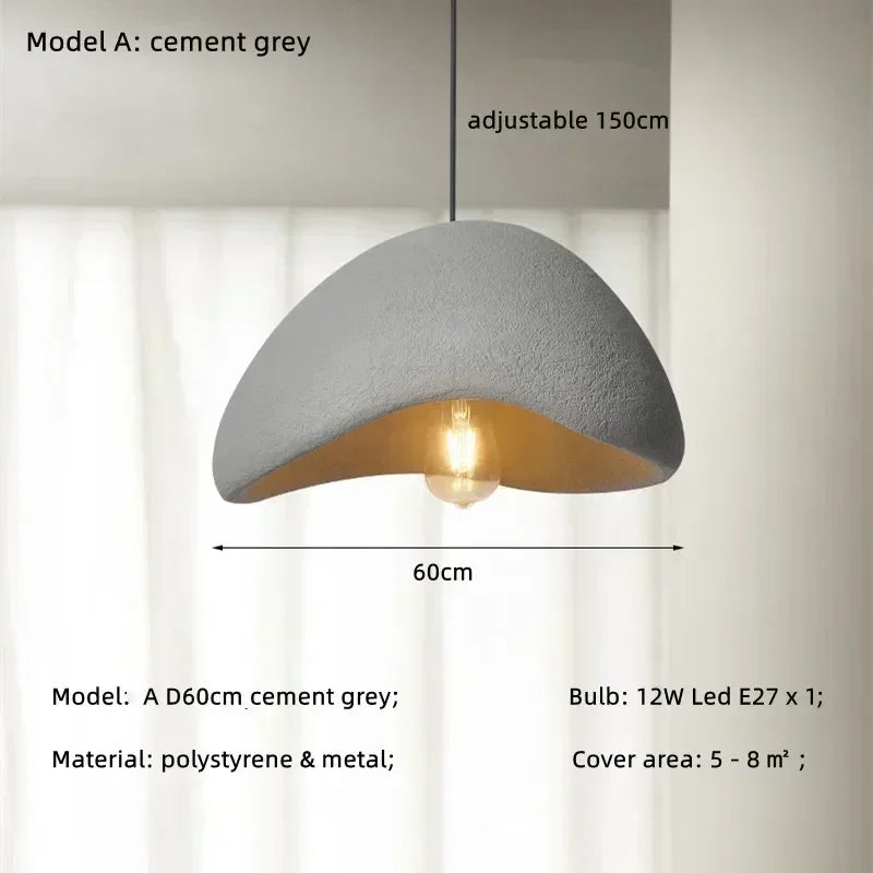 Decorbites™ Japanischer Stil Wabi-Sabi LED-Hängeleuchter für die Dekoration von Wohnzimmer, Esszimmer oder Bar