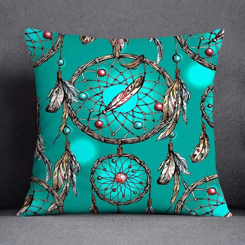 DecorBites™ Leaf Pattern Pillowcase: Nordic Style Sofa Cushion Cover for Home Decor & Bedding