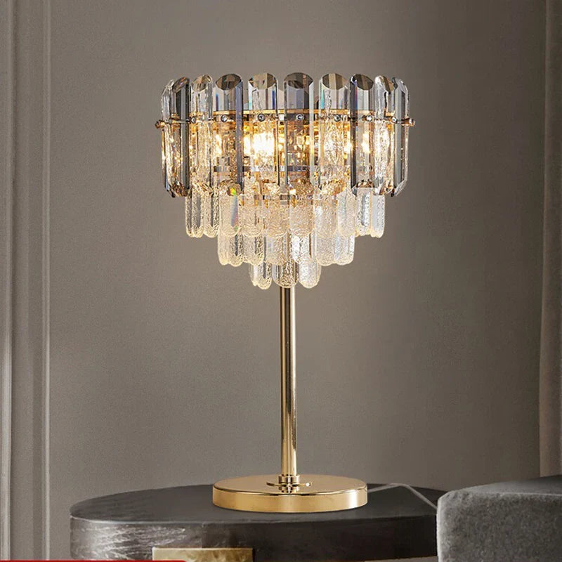 Decorbites™ Kristallbartischlampe Luxuriös Dimmbare 2700K Schreibtischleuchte Elegante Heimdekoration