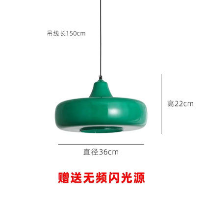 DecorBites™ Glass Pendant Lights LED E27 Minimalist Hanging Lamp for Dining Room