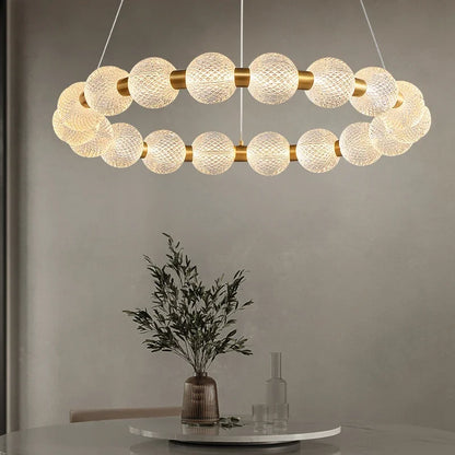 Decorbites™ Glas-Kugeln-LED-Hängelampe für Wohnzimmer & Schlafzimmer