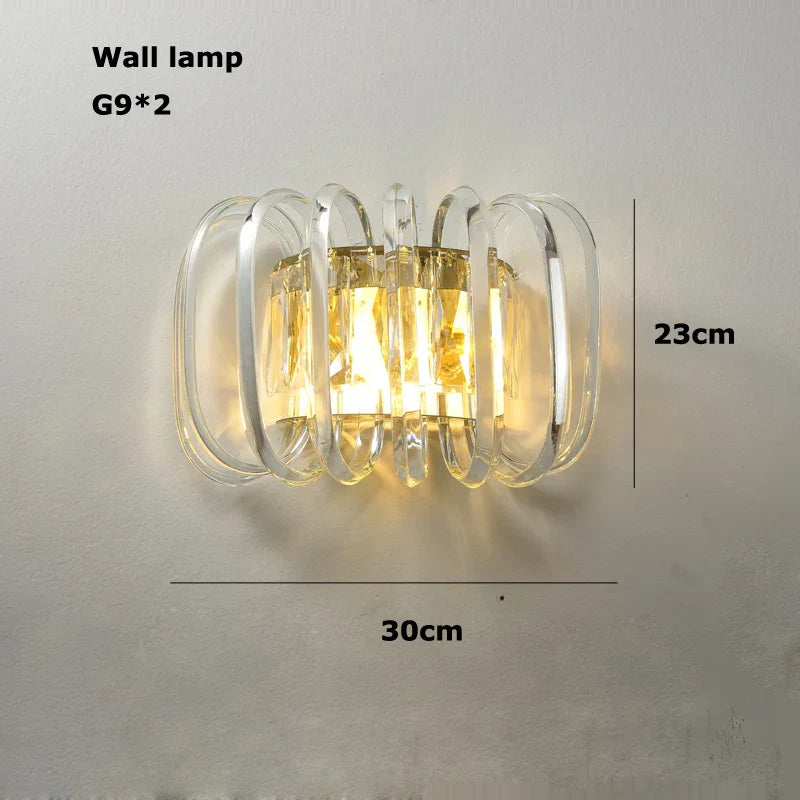 Gold LED Trend Chandelier