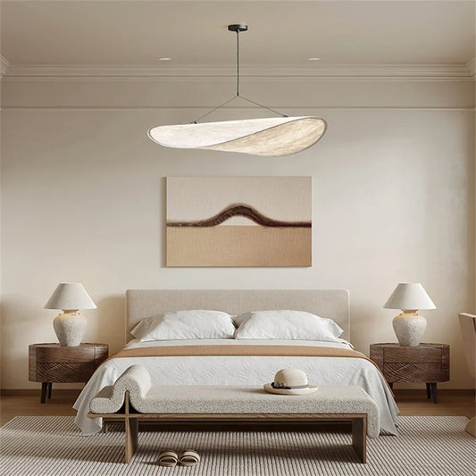 Decorbites™ Japanischer Stil Nichtgewebte Kronleuchter - Modernes Wabi-Sabi-Design für Wohnzimmer und Schlafzimmer.