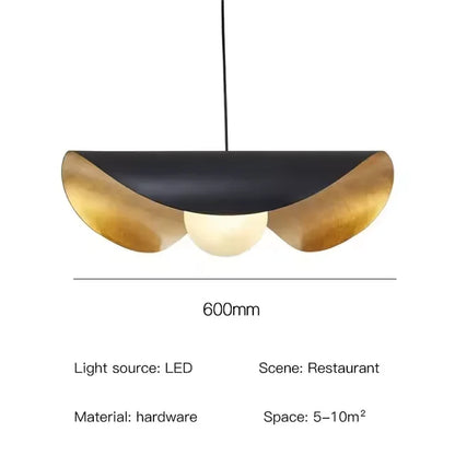 Decorbites™ Lederarm Manta Hängeleuchte – Industrieller Retro-Stil Weiß/Schwarz Deckenlampe