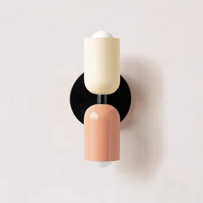 DecorBites™ Cream Double Head Wall Lamp: Nordic Medieval Design for Bedroom, Children's Room, Study