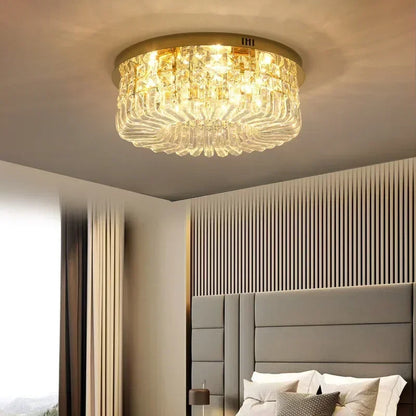 Decorbites™ Gold Kristall-Deckenleuchter - Moderne LED-Pendantbeleuchtung für Wohn- und Esszimmer