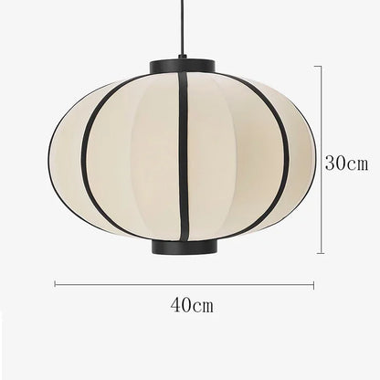 Decorbites™ Dänische Pendelleuchte Minimalistische Laterne UFO-Lampenschirm Rustikaler Stofflampenschirm