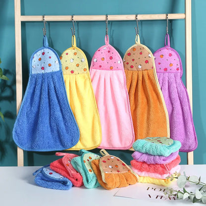 Decorbites™ Korallen-Samt-Handtuch: Saugfähiges Reinigungswerkzeug für Zuhause, Küche & Badezimmer