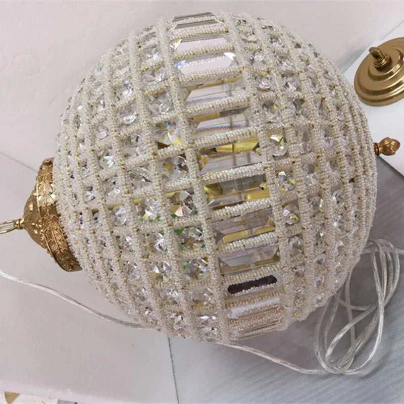 Mid Century Crystal Chandelier