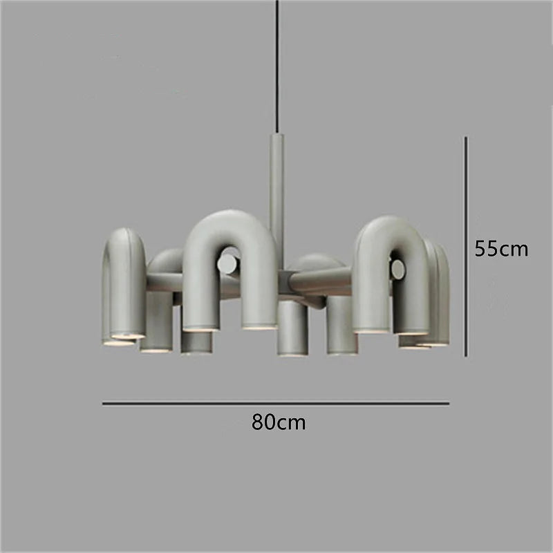 DecorBites™ Cirkus Tube Wall Lamp: Minimalist U-shaped Wall Sconce for Bedside Reading and Decor.