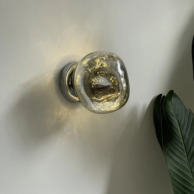 Nordic Lava Glass Wall Lamp