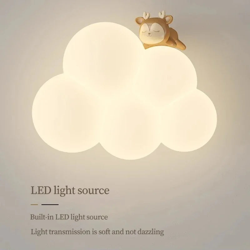 Decorbites™ Kinderzimmer LED-Tier-Wandlampen - Affe Hase Wolke Design